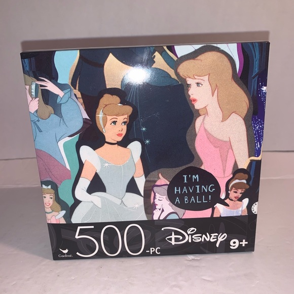 Cardinal Disney CINDERELLA Im Having A Ball 500 Piece Jigsaw Puzzle 11”x 14” NEW Cardinal Disney CINDERELLA Im Having A Ball 500 Piece Jigsaw Puzzle 11”x 14” NEW